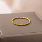 Twisted Spiral Ring