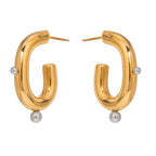 Exaggerated C Shaped Earrings