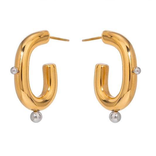 Exaggerated C Shaped Earrings