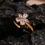 Five Petal Flower Ring