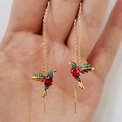 Hummingbird Dangle Earrings