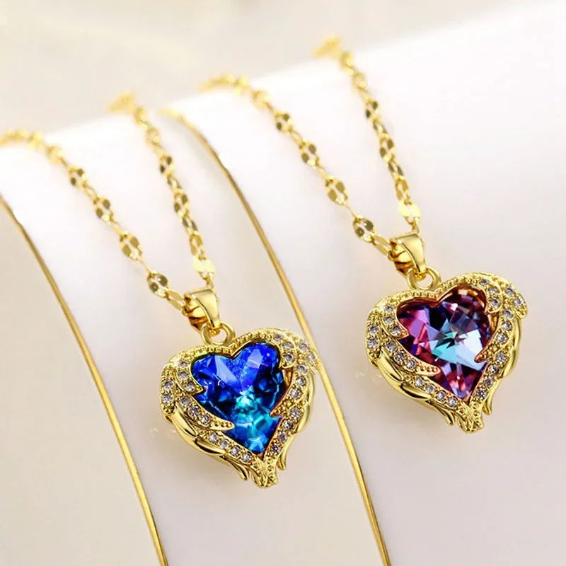 Crystal Heart Necklace