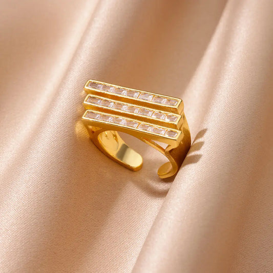 Multilayer Zircon Ring