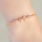 Bowknot Heart Bracelet