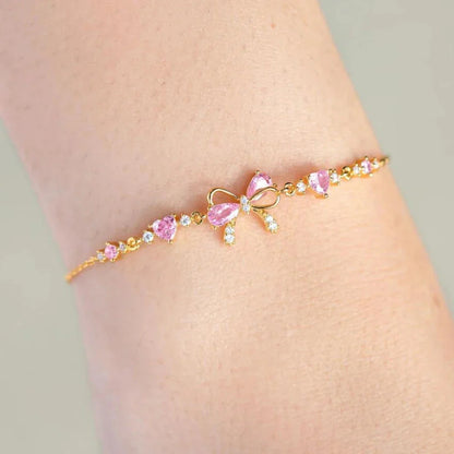 Bowknot Heart Bracelet