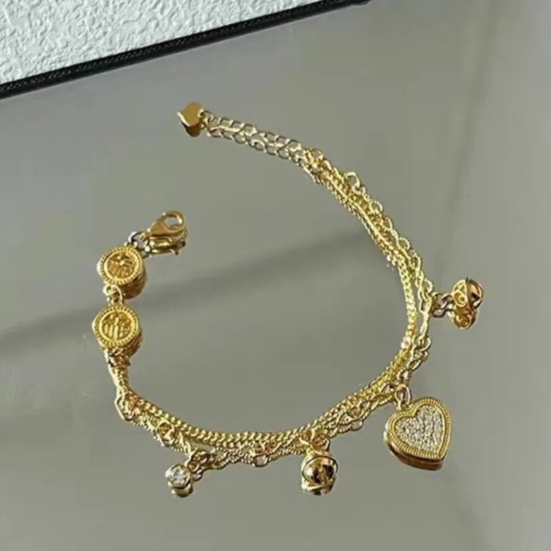 Love Heart Charm Bracelet