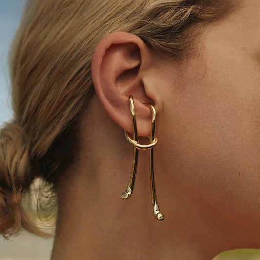 Irregular Ear Cuff Earrings