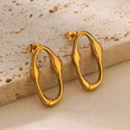 U-Shaped Stud Earrings