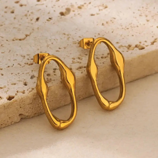 U-Shaped Stud Earrings