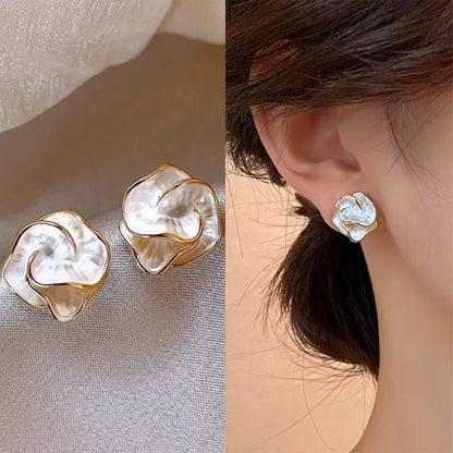 Camellia Stud Earrings