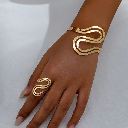 Snake Shaped Jewelry Set