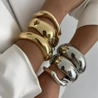 Geometric Cuff Bangle