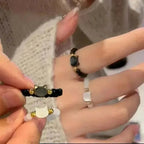 Moonstone Cat Ring