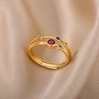Colorful Stone Ring