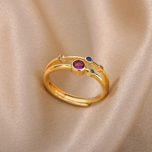 Colorful Stone Ring