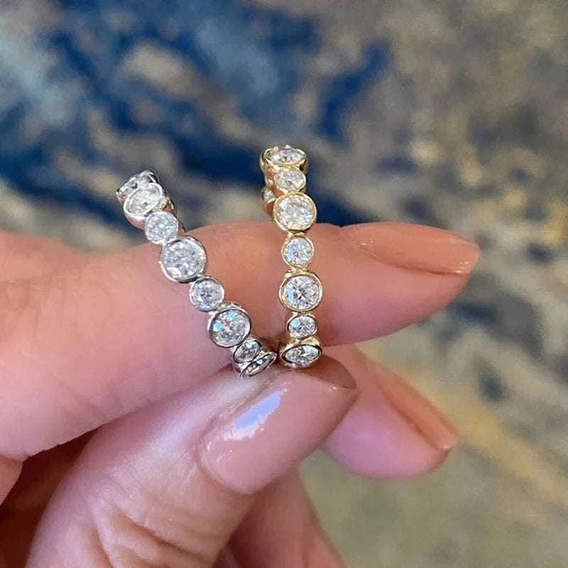 Round Cubic Zirconia Ring