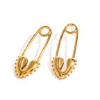 Paperclip Heart Earrings