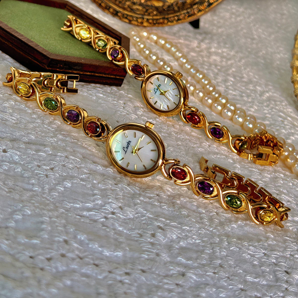 Multicolor Gemstone Watch