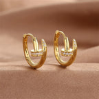 Circle Hoop Earrings