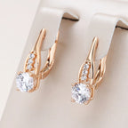 Rose Gold Drop Earrings