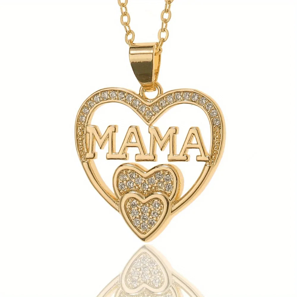 Golden Mama Love Necklace