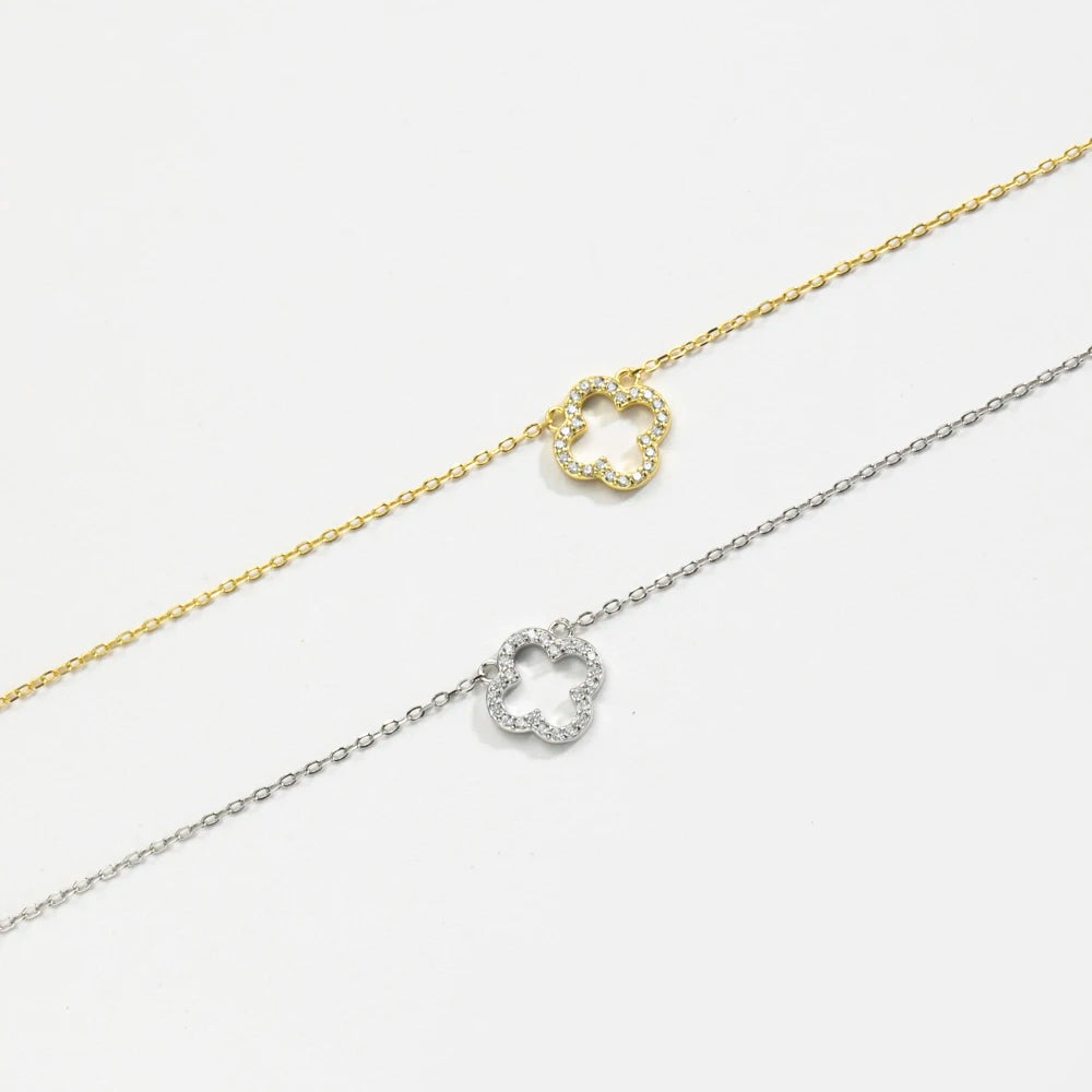 Crystal Flower Necklace