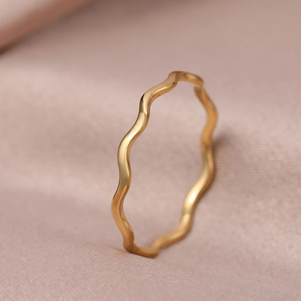 Minimal Sea Wave Ring