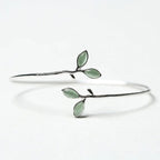 Opal Leaf Twigs Bracelet