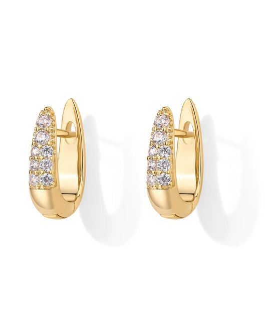 U-Shaped Hoop Earrings