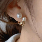 Retro Pearl Earrings