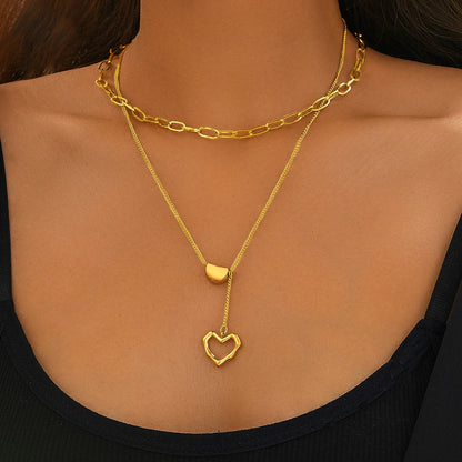 Double Layered Lovers Necklace