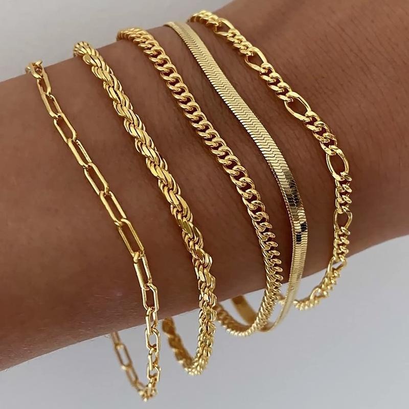 5 PCS Classic Bracelets Stack
