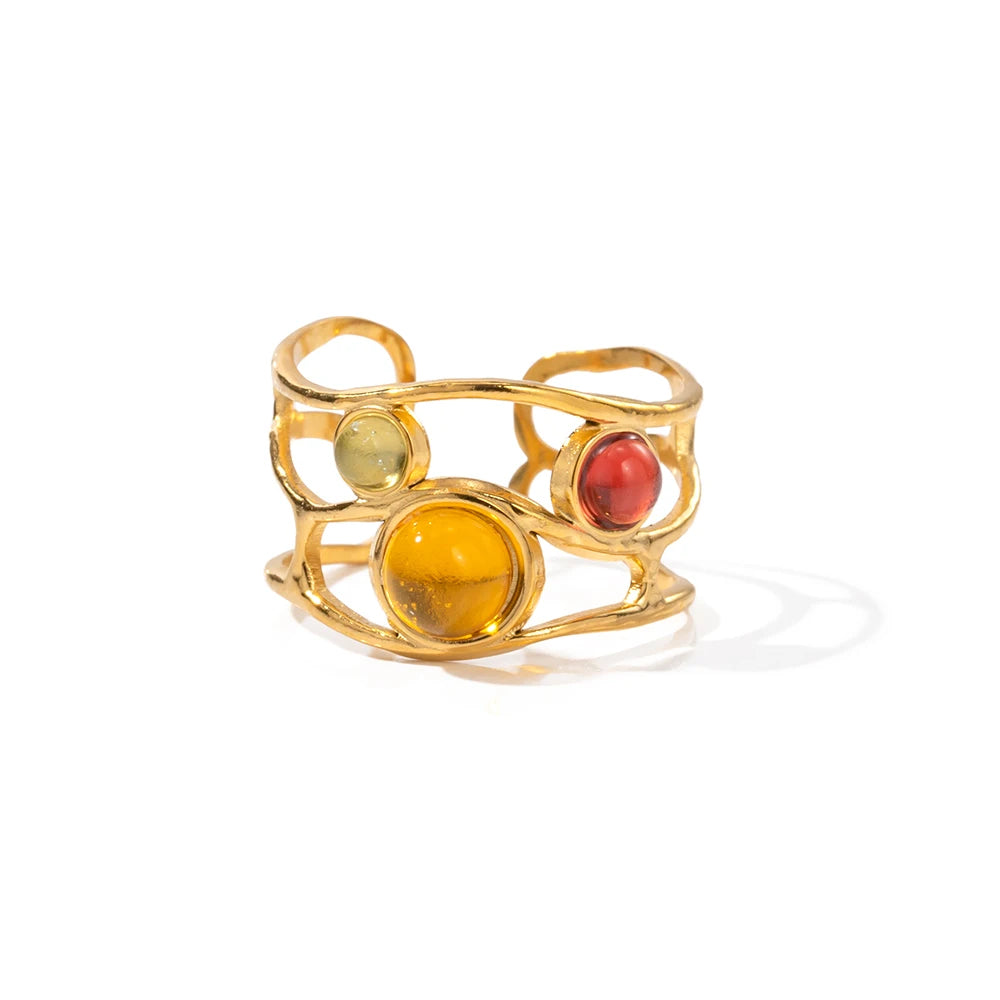 Natural Gemstone Ring