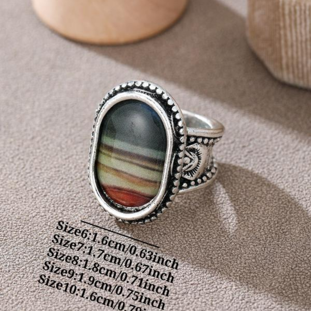Boho Oval Ring