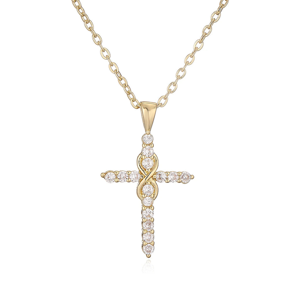 Infinity Cross Necklace
