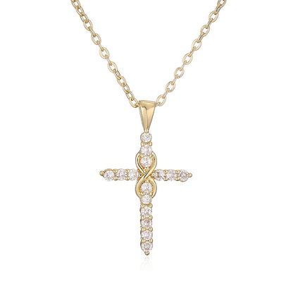 Infinity Cross Necklace