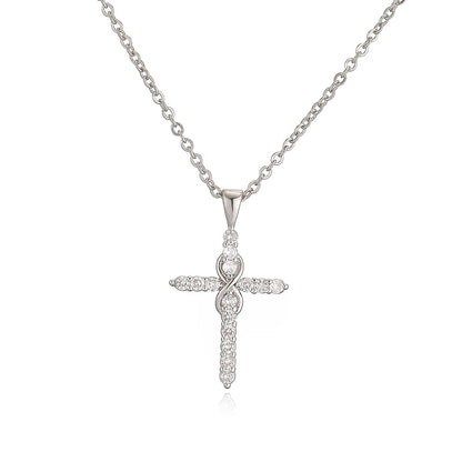 Infinity Cross Necklace