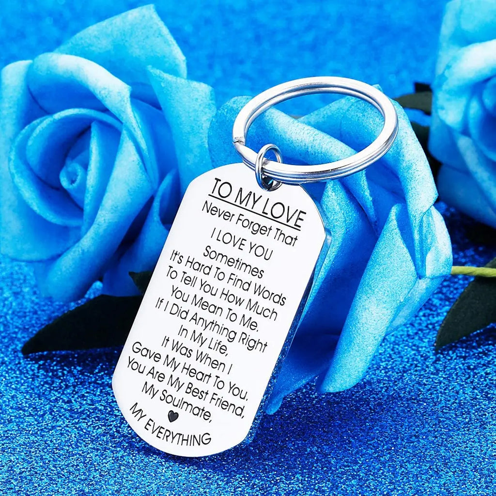 "To My Love" Keychain