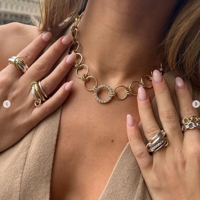 Hollow Geometric Ring