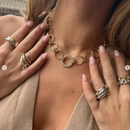 Hollow Geometric Ring