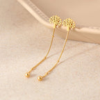 Stainless Steel Fortune Tree Earrings