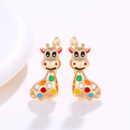Colorful Giraffe Earrings
