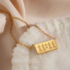 11:11 Rectangle Necklace