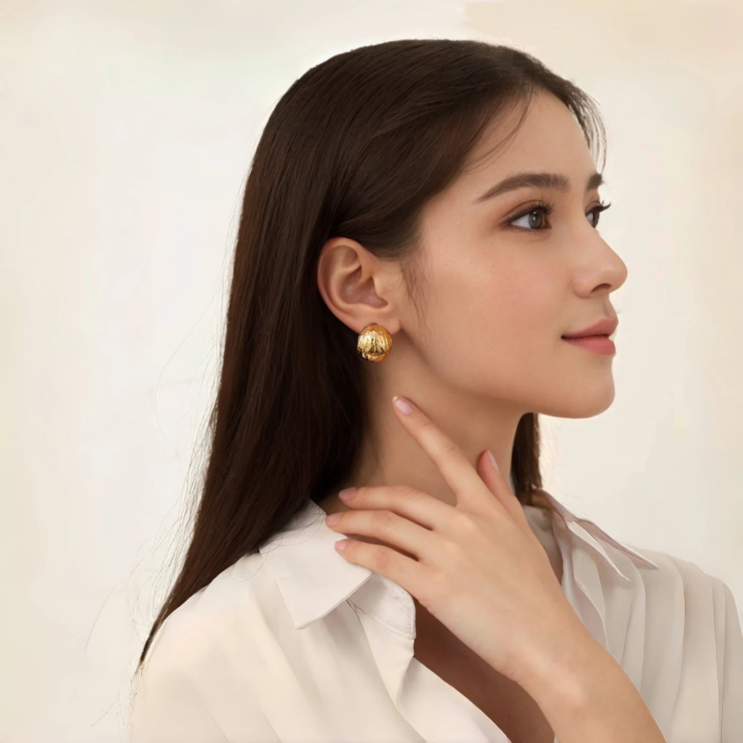 Hemispherical Geometric Earrings