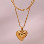 Gold Plated Heart Necklace