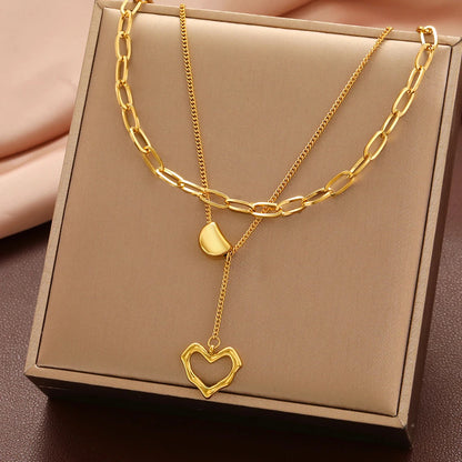 Double Layered Lovers Necklace