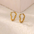Heart Hoop Earrings