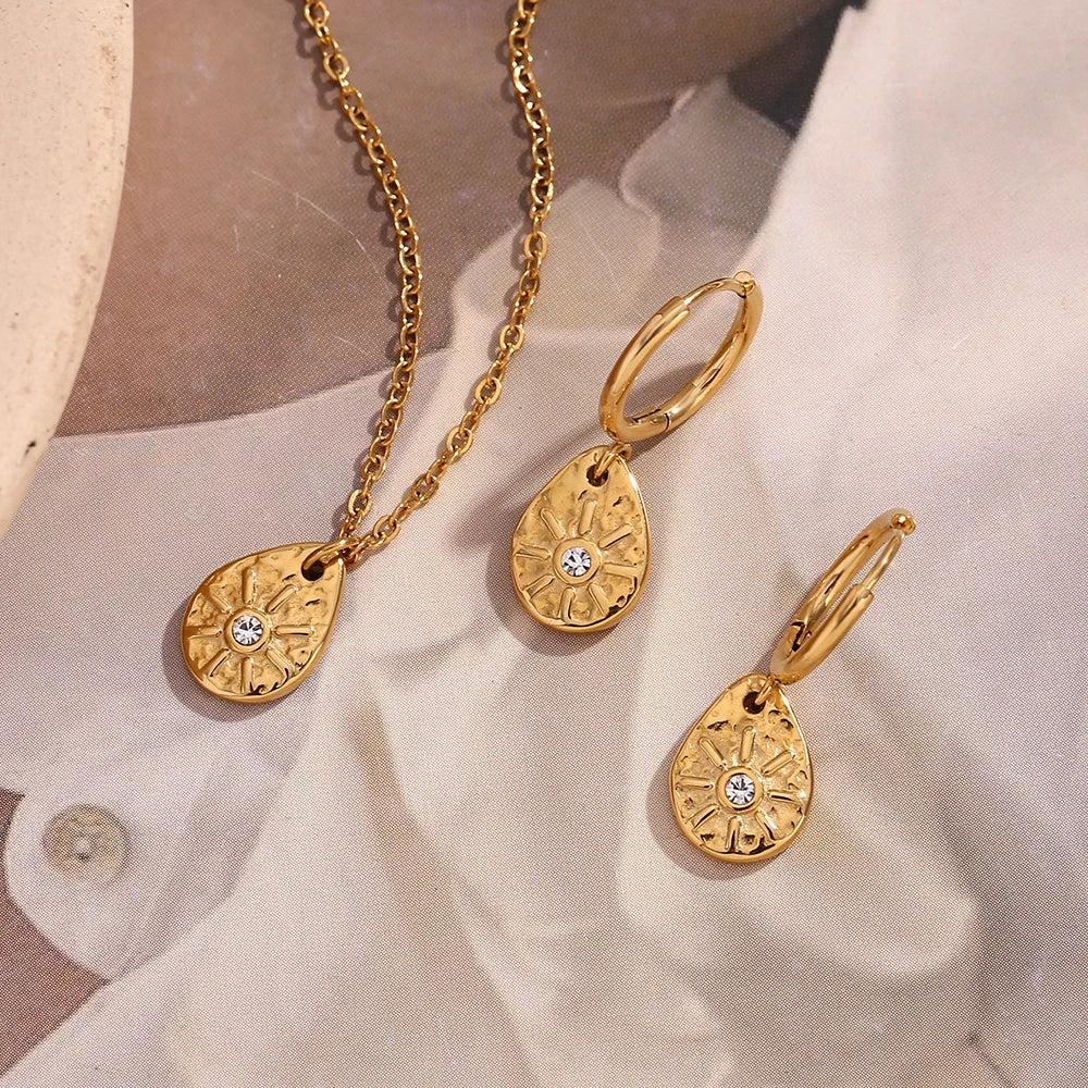 Sun Droplet Earrings