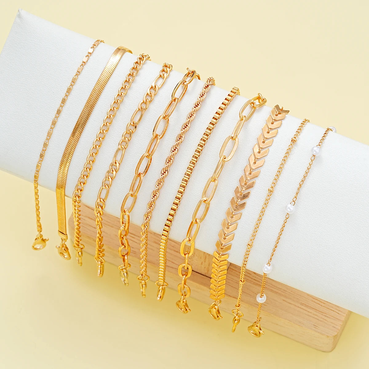 11 PCS Boho Ankle Bracelet