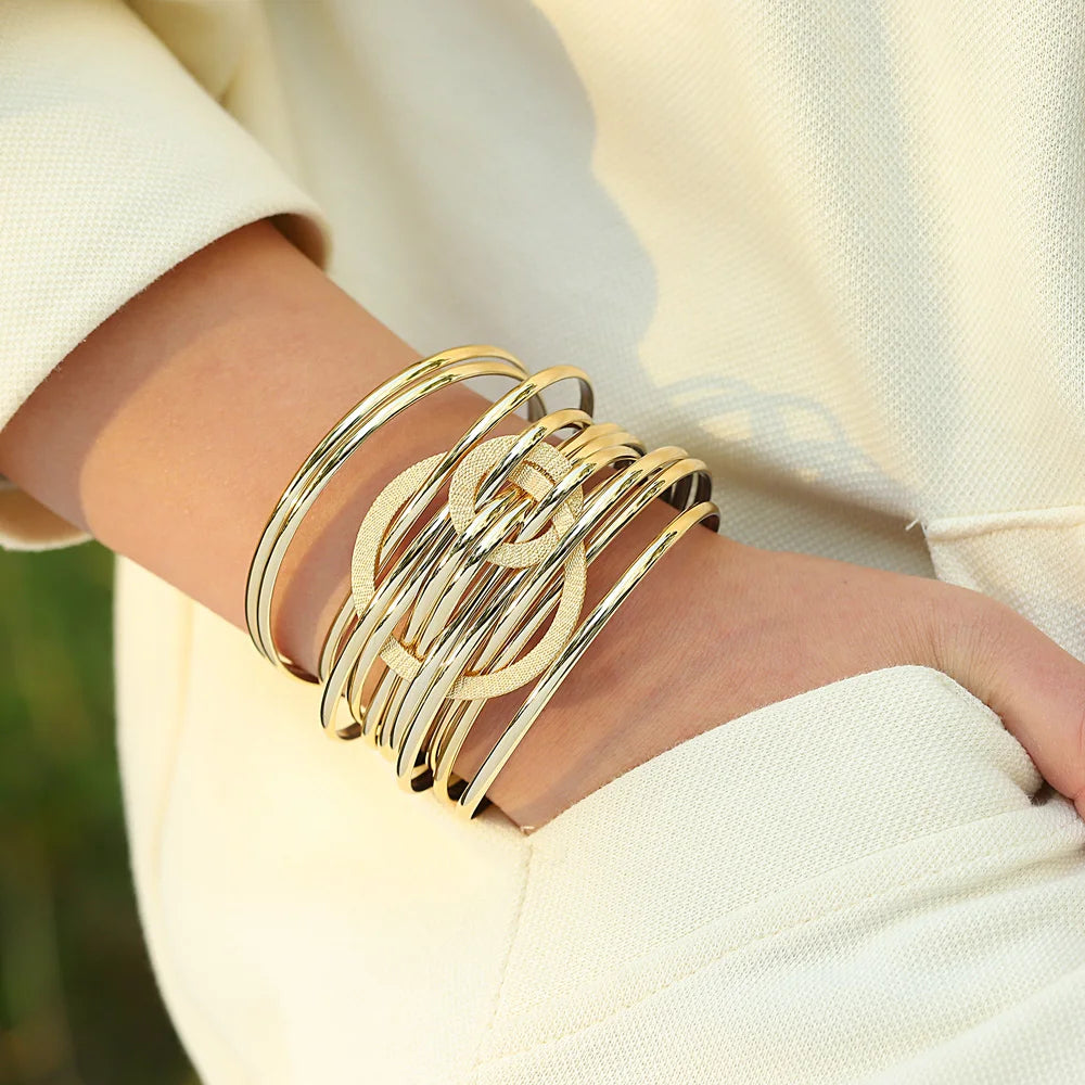 Multilayer Circles Bracelet
